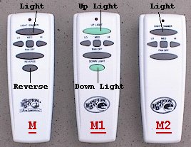 ceiling fans remote control